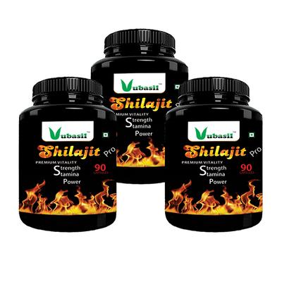 Vubasil Shilajit Pro Capsule (Pack of 3 x 90's) - Health Products