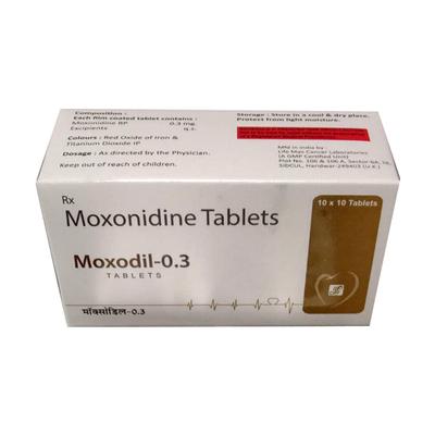 MOXODIL 0.3 Tablet 10's - Hypertension-Cen