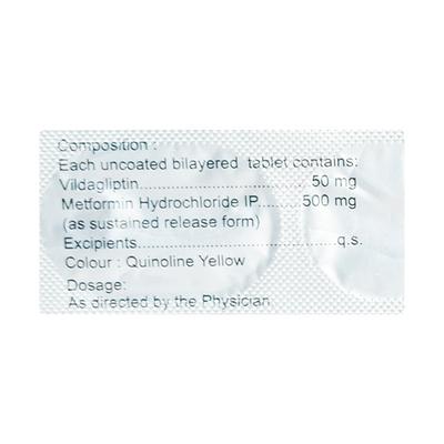 GLUVILDA M 500mg Tablet 15's - Diabetes-Ant