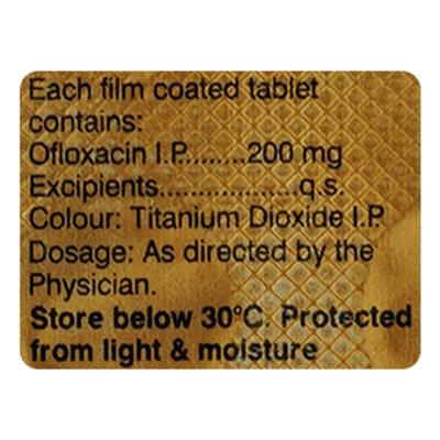 Eufox 200mg Tablet 10'S - Bacterial Infections-Qui