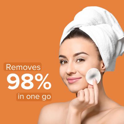 CGG Cosmetics Vitamin C Deep Hydro Cleanse Makeup Remover- for All Skin Types 100 gm - Make Up Removers