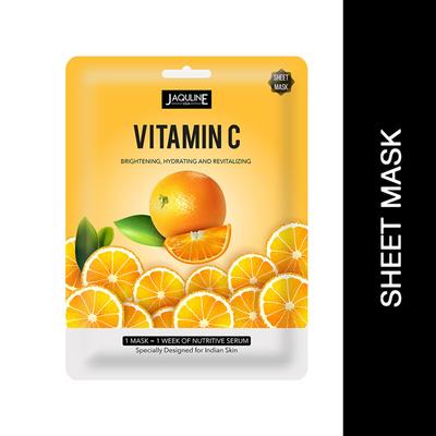 Jaquline USA Vitamin-C Sheet Mask 25 gm - Sheet Masks