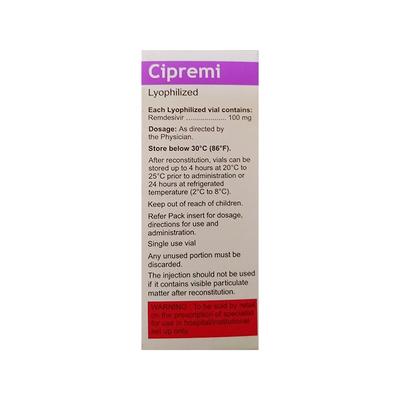 CIPREMI Injection 1's - Viral infections-Ant