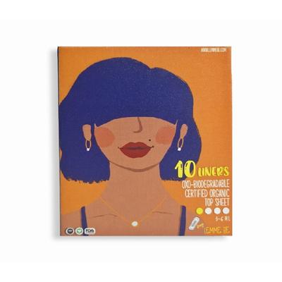 Lemme Be Biodegradable Organic Medium Flow Tampons 8's + Panty Liners 10's - Combo Pack - Tampons