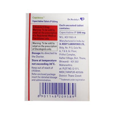 Capiibine 500mg Tablet 30'S - Cancer Oncology-Cyt