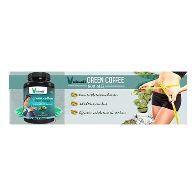 Vubasil Green Coffee Bean Extract Capsule (Pack of 5 x 90's) - Weight Loss