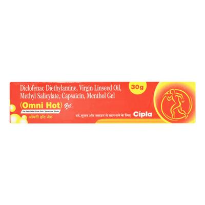 Omni Hot Gel 30gm - Pain relief-Nsa