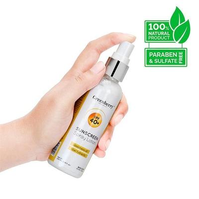 Greenberry Organics SPF 40+ Sunscreen Spray Lotion 100 ml - Face Sunscreen