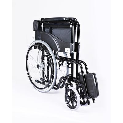 Med-e Move Basic Wheelchair Powder Coated - Black - Wheelchairs & Walking Sticks