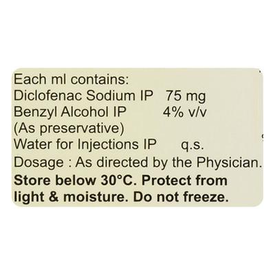 NAC AQ 75mg Injection 5X1Ml - Pain relief-Nsa