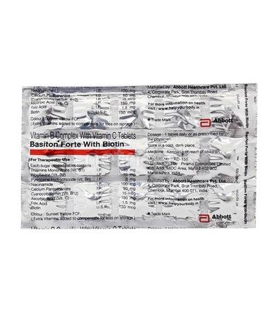 Basiton Forte With Biotin Tablet 15'S - Supplements-Vbc
