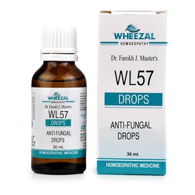 Wheezal Wl-57 Anti Fungal Drops 30ML - Homeopathic Drops