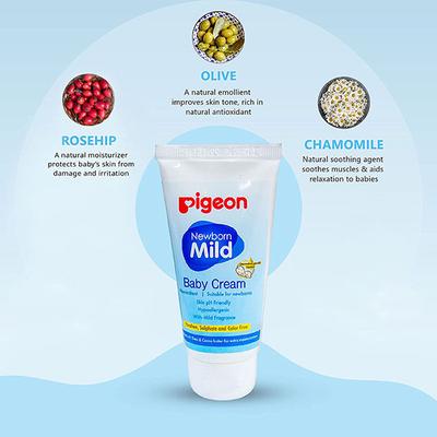 Pigeon Newborn Mild Baby Cream 50 gm - Creams, Lotions & Oils
