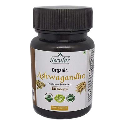 Secular Organic Ashwagandha Tablet 60's - Ashwagandha