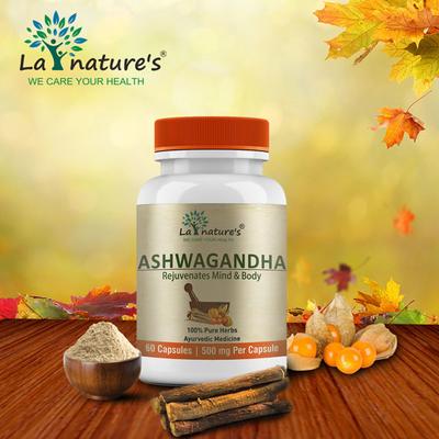 La nature's Ashwagandha 500 mg Capsule 60's - Ashwagandha