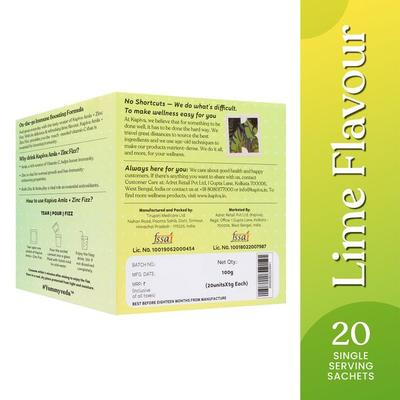 Kapiva Amla & Zinc Fizz Effervescent Powder 100 gm - Health Products