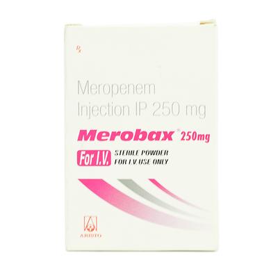 Merobax 250mg Injection 1'S - Bacterial Infections-OBL
