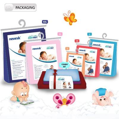 Cozymat Waterproof Bed Protector (M) - Cherry Red - Baby Bedding