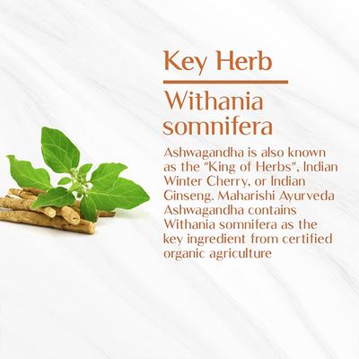 Maharishi Ayurveda Organic Ashwagandha Tablet 60's - Pure Herbs