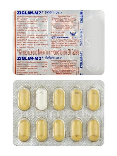 Ziglim M 2mg Tablet 10'S - Diabetes-Ant