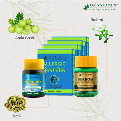 Dr. Vaidya's Ayurvedic Allergy & Cold Pack - Speciality Medicines
