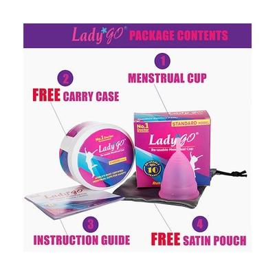 LadyGo Menstrual Cup-Standard (Large) - Menstrual Cups