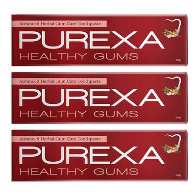Purexa Healthy Gum Care Herbal Toothpaste (Pack of 3 x 100 gm) 1's - Toothpaste