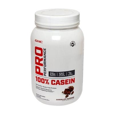 GNC PP 100% Casein Protein Powder - Chocolate 2 lb - Workout Essentials