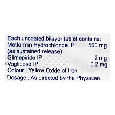 YOGAMET TRIO 2 Tablet 10's - Diabetes-Ant