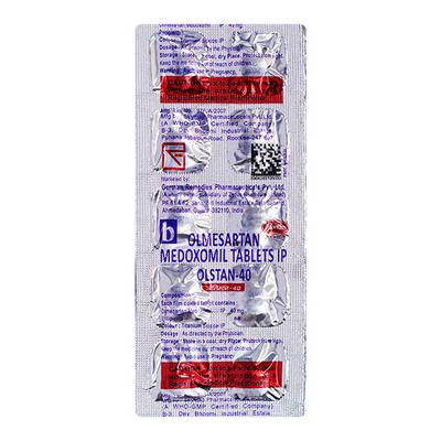 Olstan 40mg Tablet 10'S - Hypertension-Ang