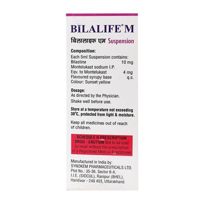 BILALIFE M DELICIOUS MANGO FLAVOUR Suspension 60ml - Allergies-Ant