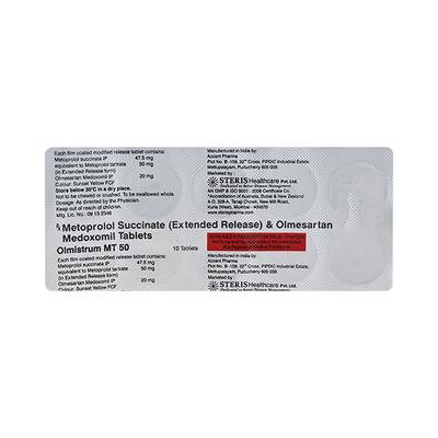 OLMISTRUM MT 50 Tablet 10's - Hypertension-Bet