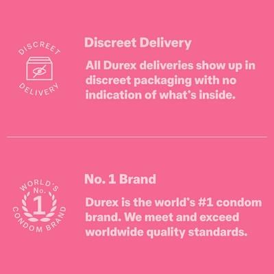 Durex Sensually Flavoured Condoms - Bubblegum 10's - Plain/Flavoured Condoms