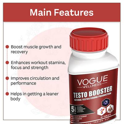 Vogue Wellness Testo Booster Tablet 60's - Sexual Healthcare