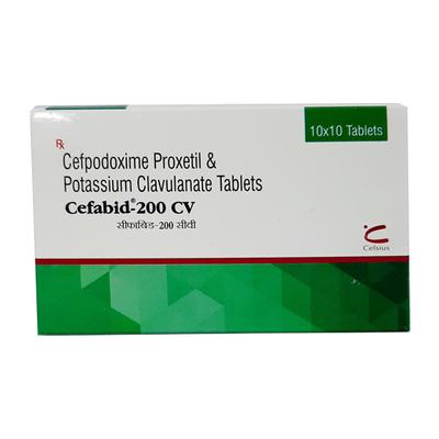 CEFABID 200 CV Tablet 10's - Bacterial Infections-Cep