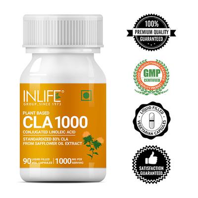 INLIFE Plant Based CLA 1000 mg Veg Capsule 90's - Women Health