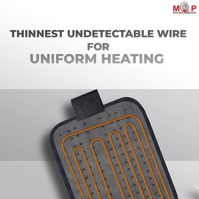 MCP Electric Heating Pad - Velvet Grey - Hot Pack/Ice Bag