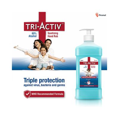 Tri-Activ Sanitizing Hand Rub Liquid 500 ml - Hand Sanitizer