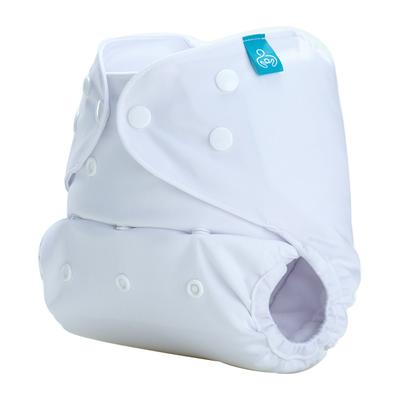 Bumberry Reusable Diaper Cover with 1 Natural Bamboo Cotton Insert - White - Diapers & Wipes
