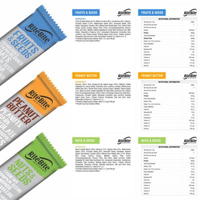 Max Protein & RiteBite Assorted Bar (Pack of 14) - Nutritional Bars