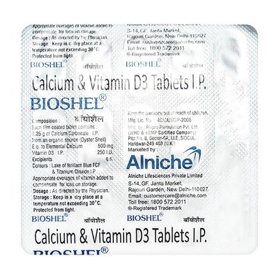 Bioshel Tablet 15'S - Supplements-Cal