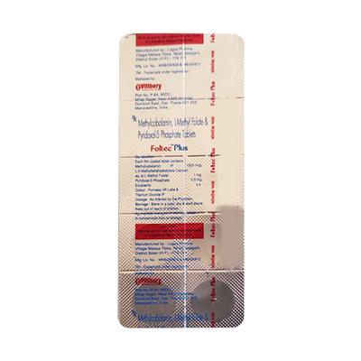 Foltec Plus Tablet 10'S - Supplements-Vam