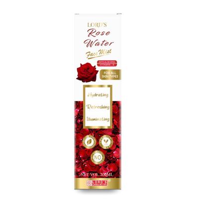Lord's Rose Water Face Mist - Aloevera & Vitamin E 200 ml - Personal Care(Homeopathy)
