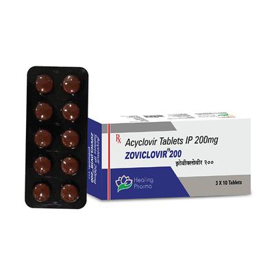 ZOVICLOVIR 200 Tablet 10's - Viral infections-Ant