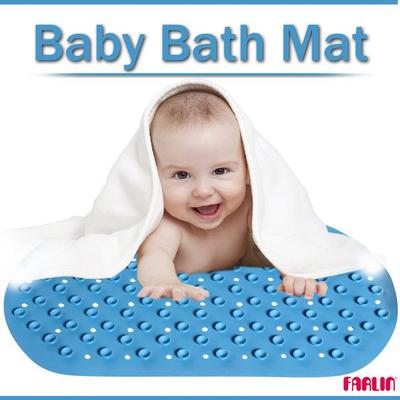 Farlin Baby Safe Bath Mat - Blue 1's - Baby Bedding