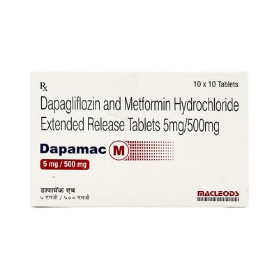 DAPAMAC M 5/500 Tablet 10's - Diabetes-Ant