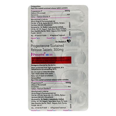 Proceive SR 300mg Tablet 10'S - Hormonal Therapy-Oes