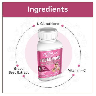 Vogue Wellness L-Glutathione Tablet 30's - Hair & Skin