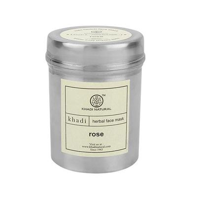 Khadi Natural Herbal Face Mask - Rose 50 gm - Masks & Peels