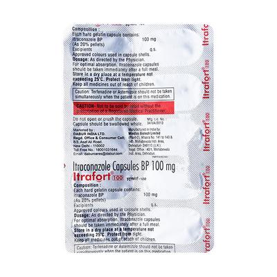 ITRAFORT 100 Capsule 10's - Fungal Infections-Anf